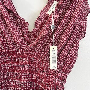 Max Studio Patterned Romper NWT